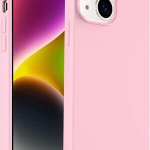 מגן גומי Rubber IP14 - ורוד פודרה